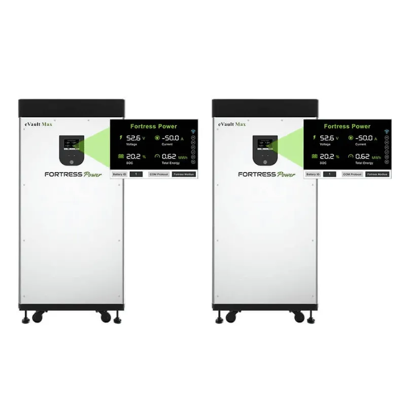 2 x Fortress Power eVault MAX 18.5kWh Batteries | 37kWh of Lithium Battery Bank | 10-Year Warranty