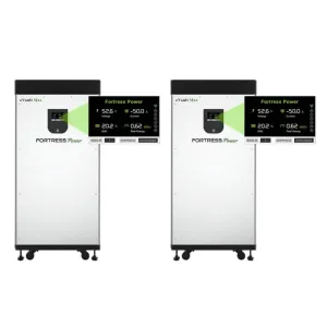 2 x Fortress Power eVault MAX 18.5kWh Batteries | 37kWh of Lithium Battery Bank | 10-Year Warranty