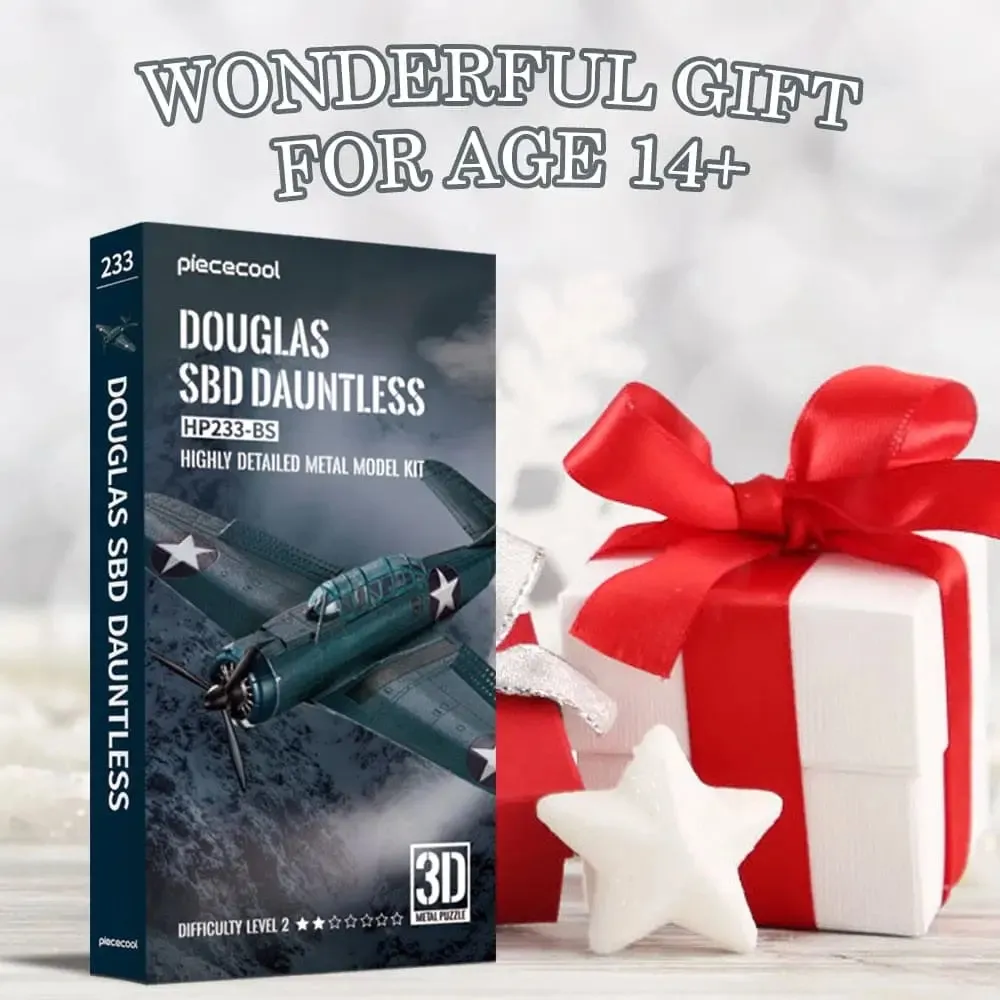 3d Metal Puzzle Douglas Sbd Dauntless Model Kits Jigsaw Diy Teens Toys Assembly Sets Best Gifts