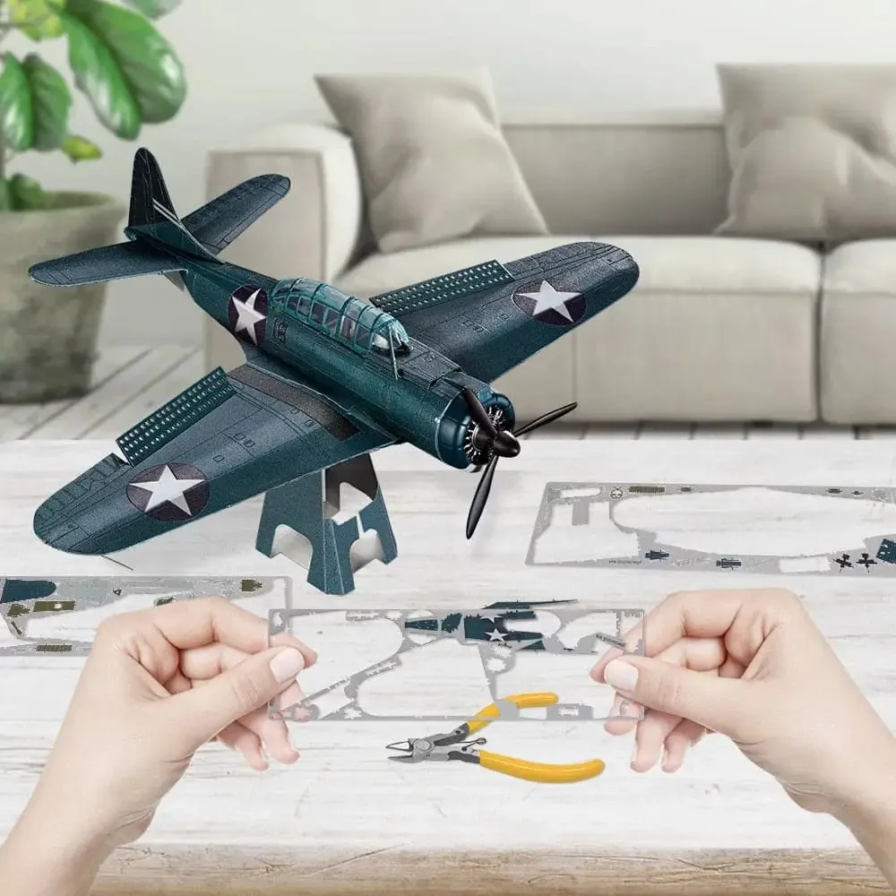 3d Metal Puzzle Douglas Sbd Dauntless Model Kits Jigsaw Diy Teens Toys Assembly Sets Best Gifts