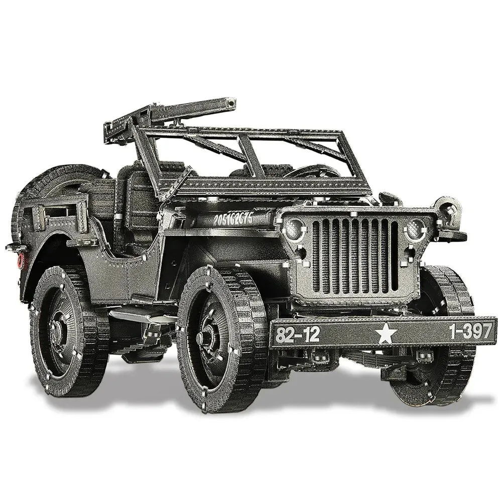 3d Puzzles Metal Willys Mb Suv Model Building Kits Creative Toys for Adult Diy Sets