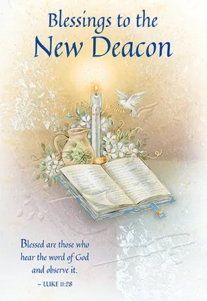 Deacon Ordination Card