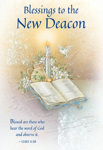Deacon Ordination Card