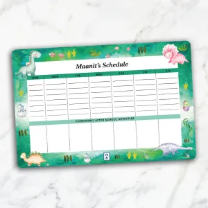 Dinoland Kids Schedule Planner