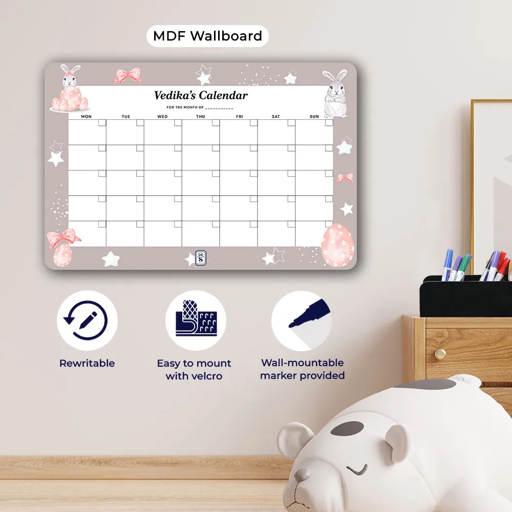 Easter Bunnies Kids Calendar
