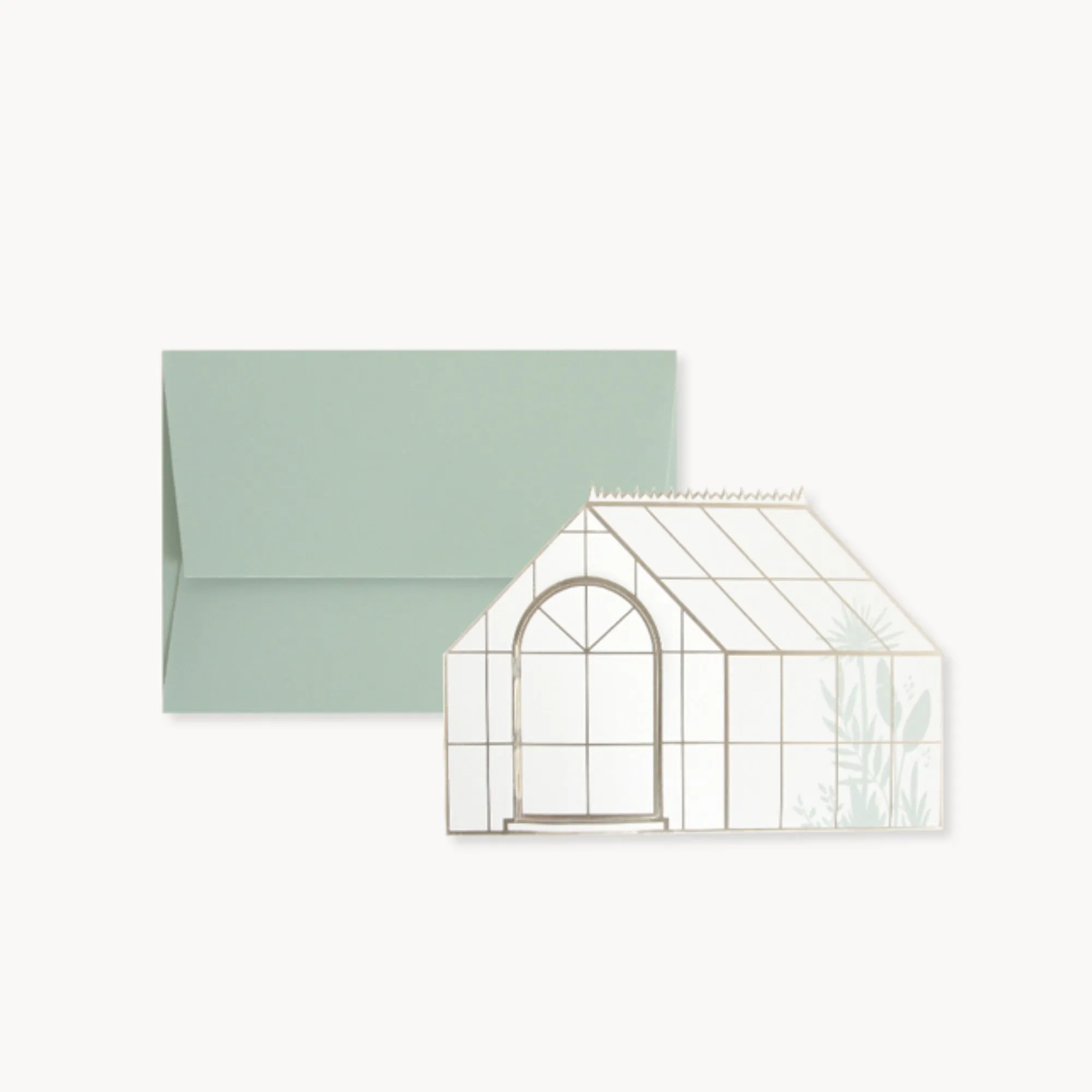Greenhouse Greeting Card