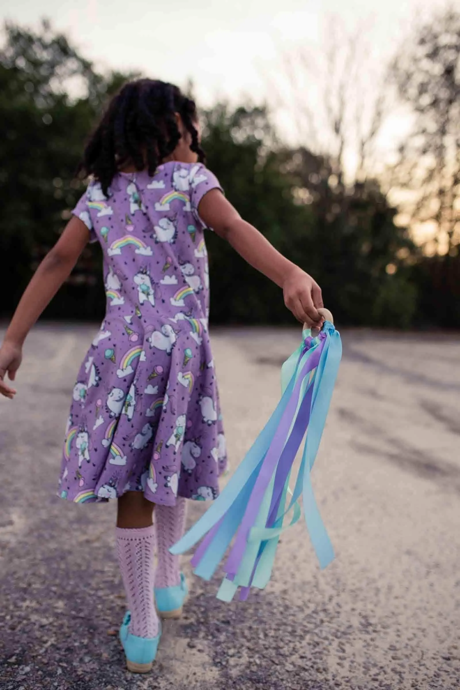 Mermaid Ribbon Wand