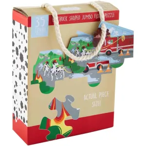 Mud Pie Firetruck Shaped Puzzle
