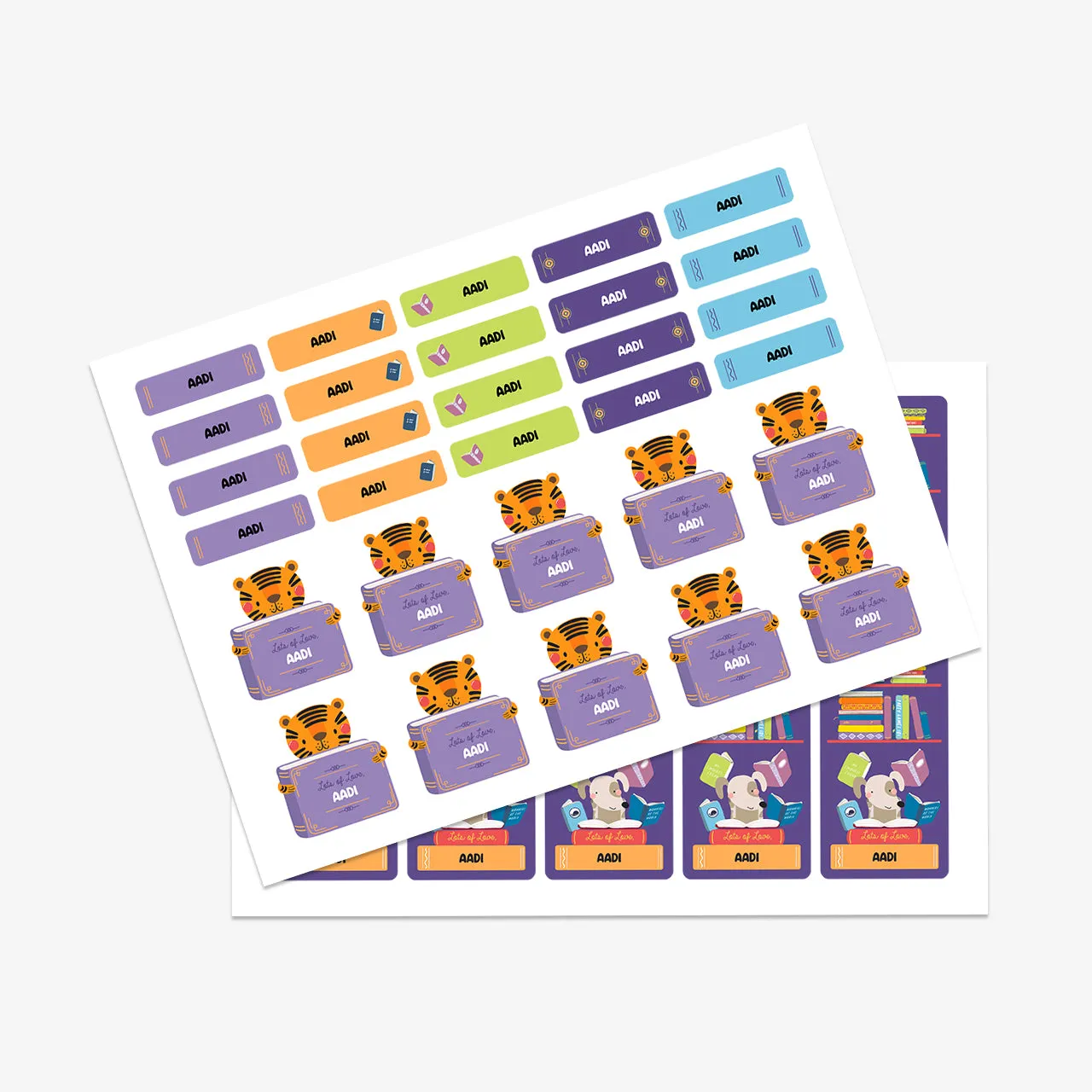 Name Labels / Gift Stickers - Animal Library