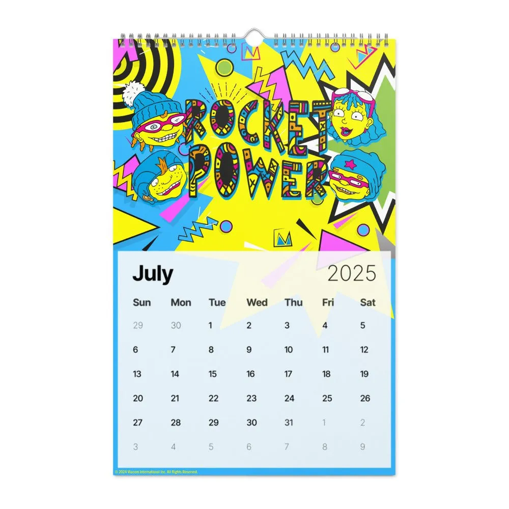 Nicktoons 2025 Wall Calendar