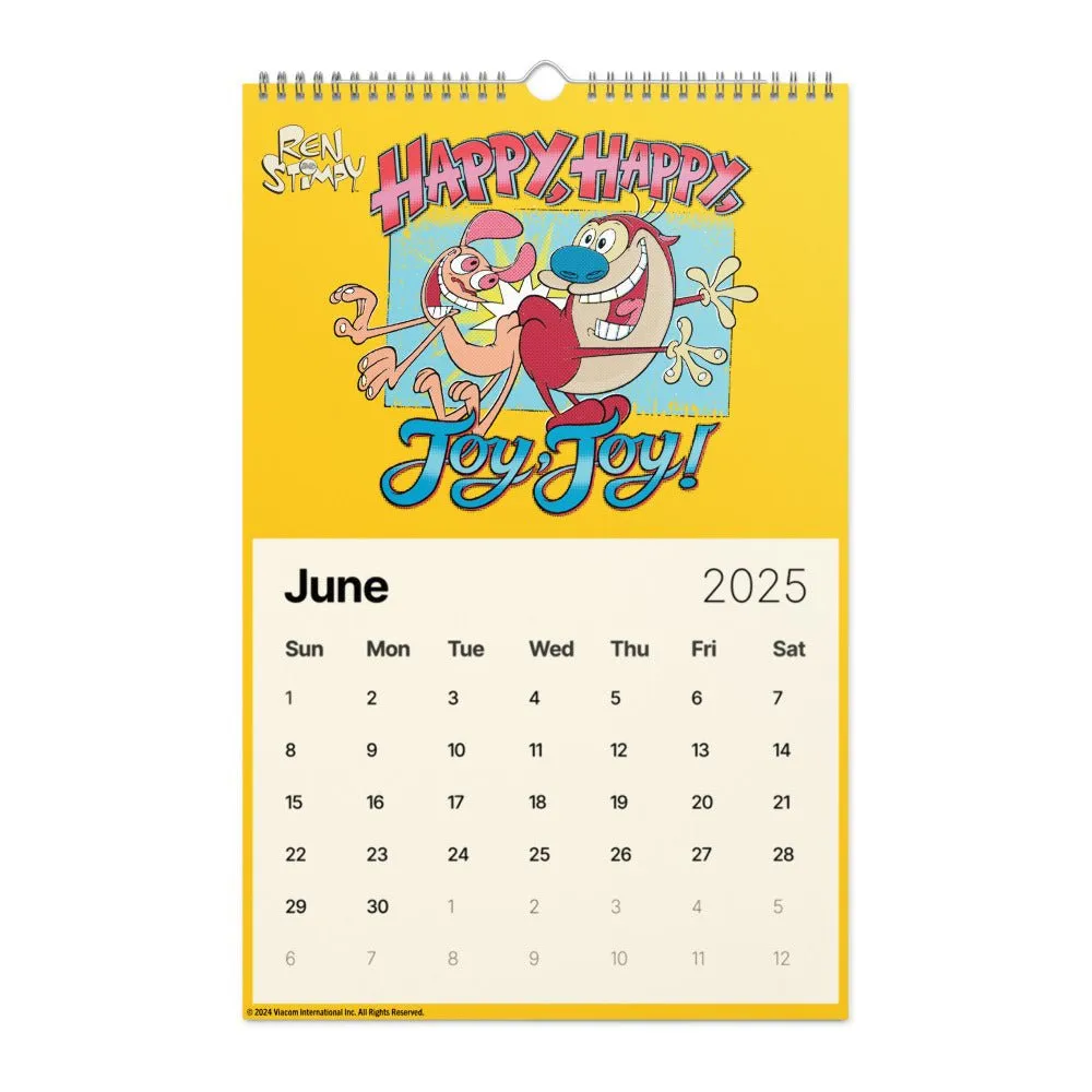 Nicktoons 2025 Wall Calendar