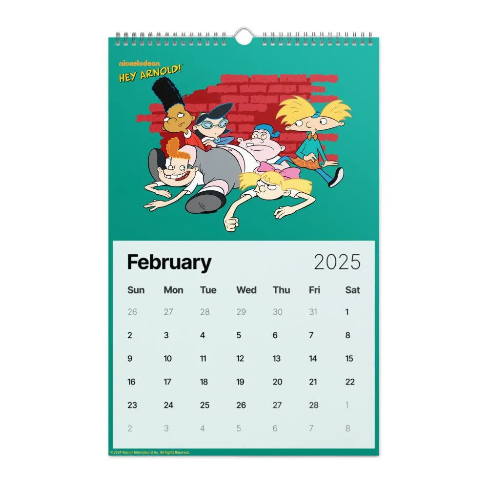 Nicktoons 2025 Wall Calendar
