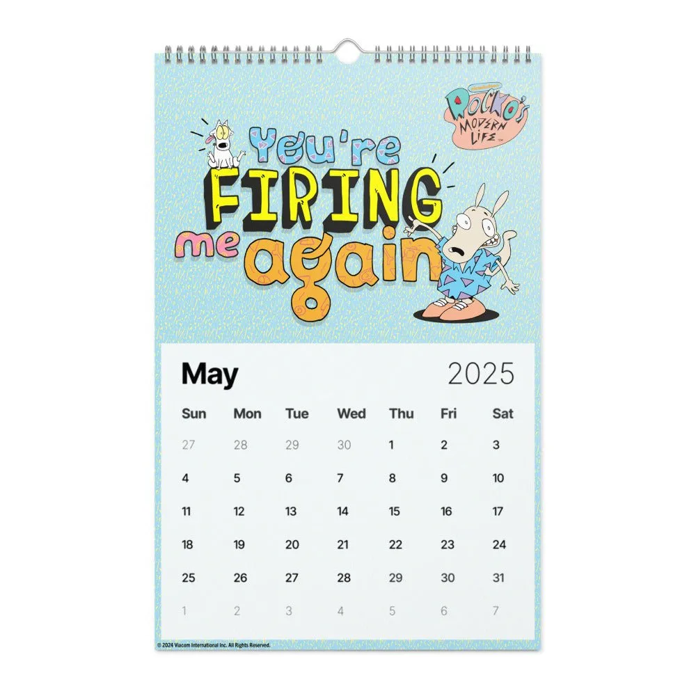 Nicktoons 2025 Wall Calendar