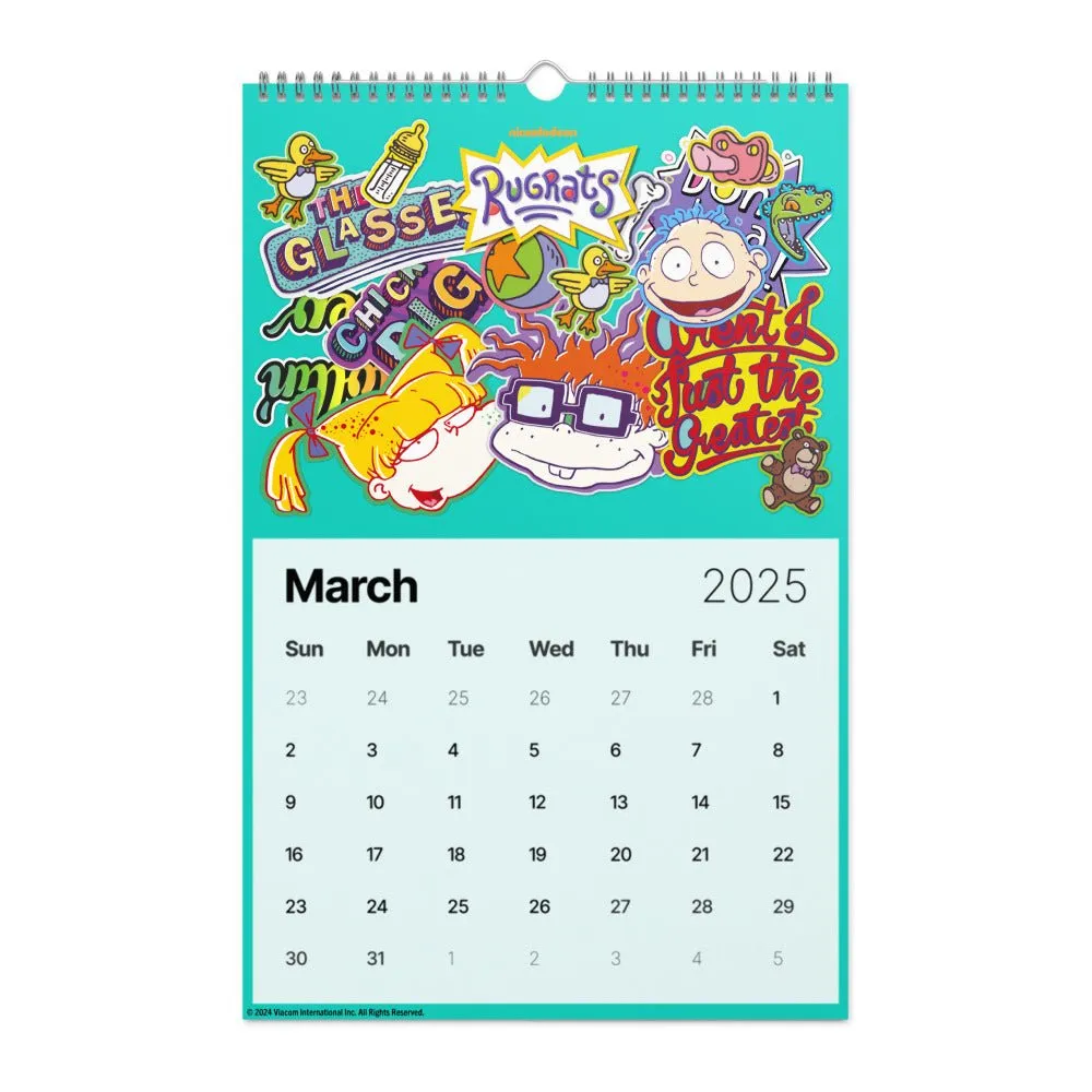 Nicktoons 2025 Wall Calendar