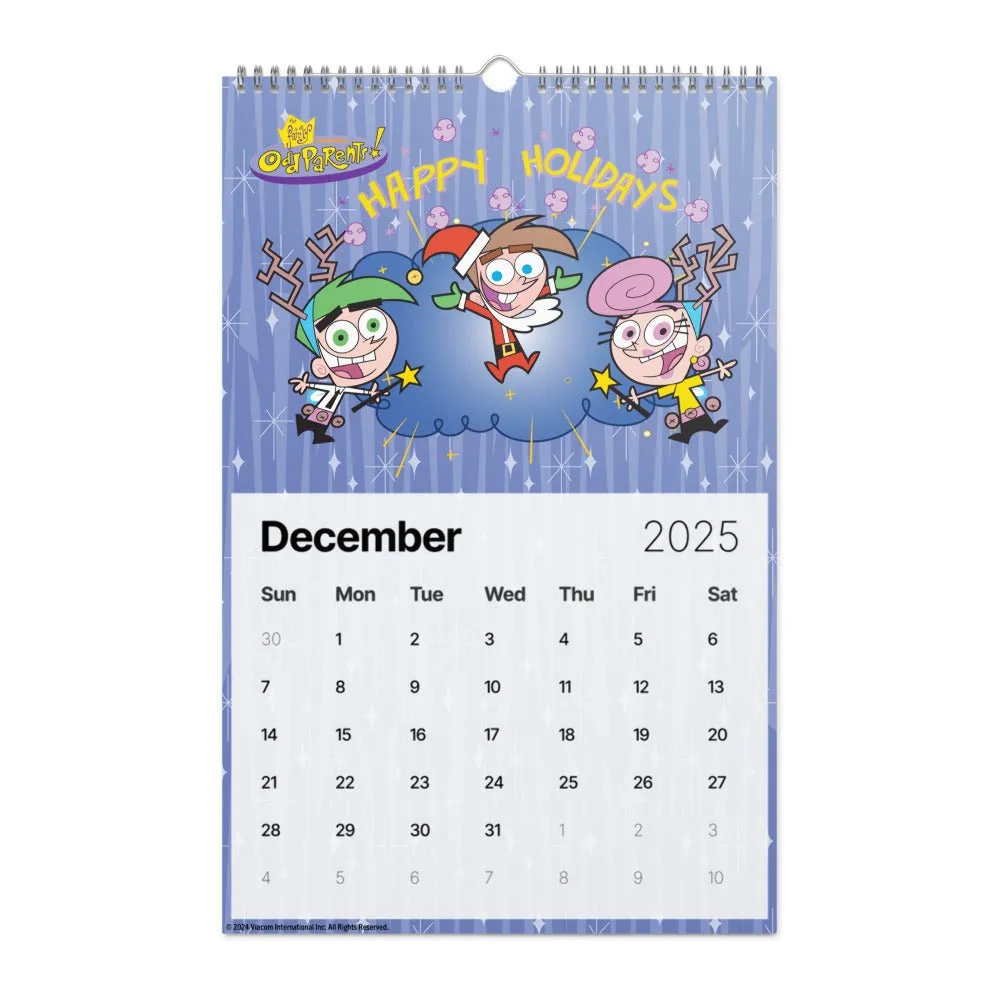 Nicktoons 2025 Wall Calendar