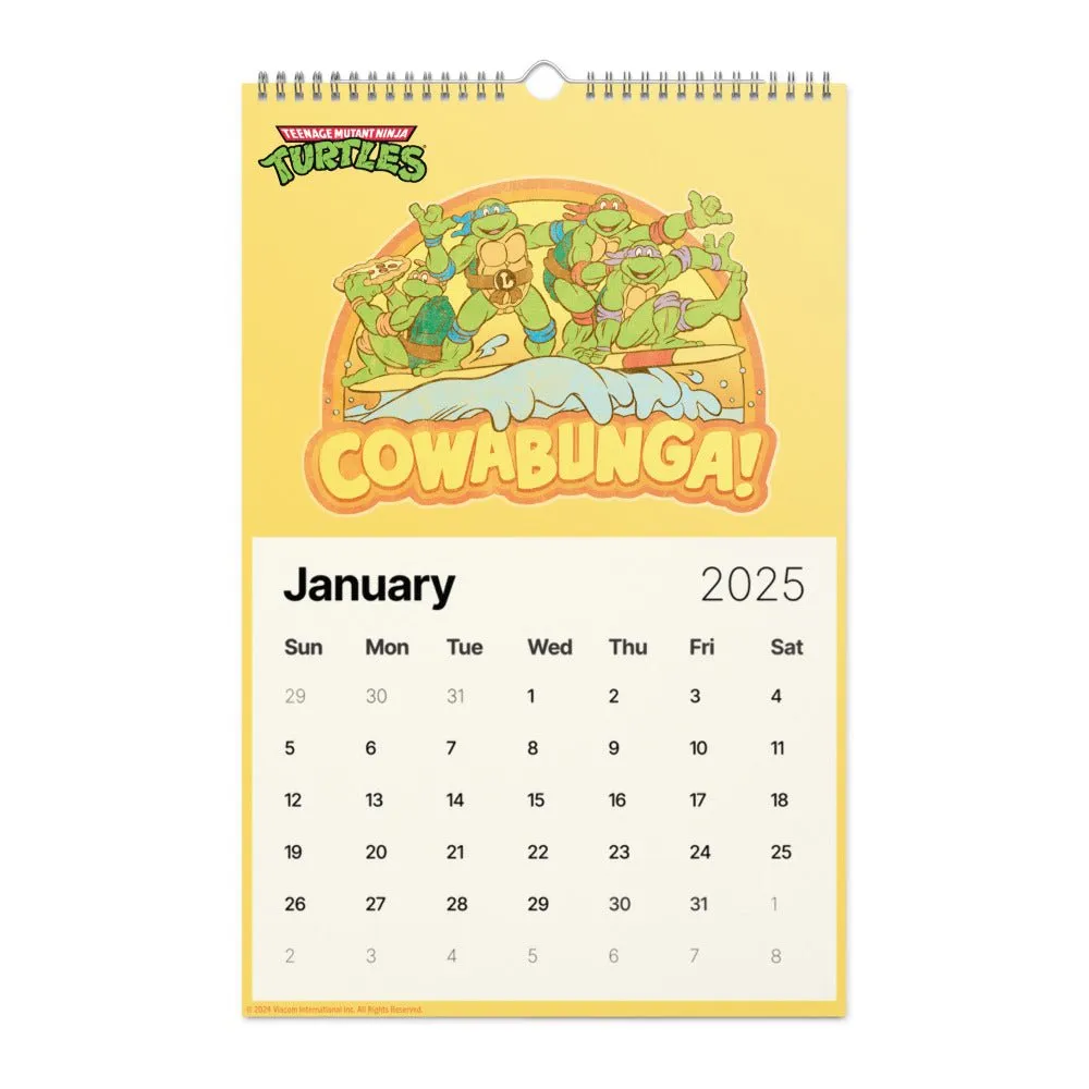 Nicktoons 2025 Wall Calendar