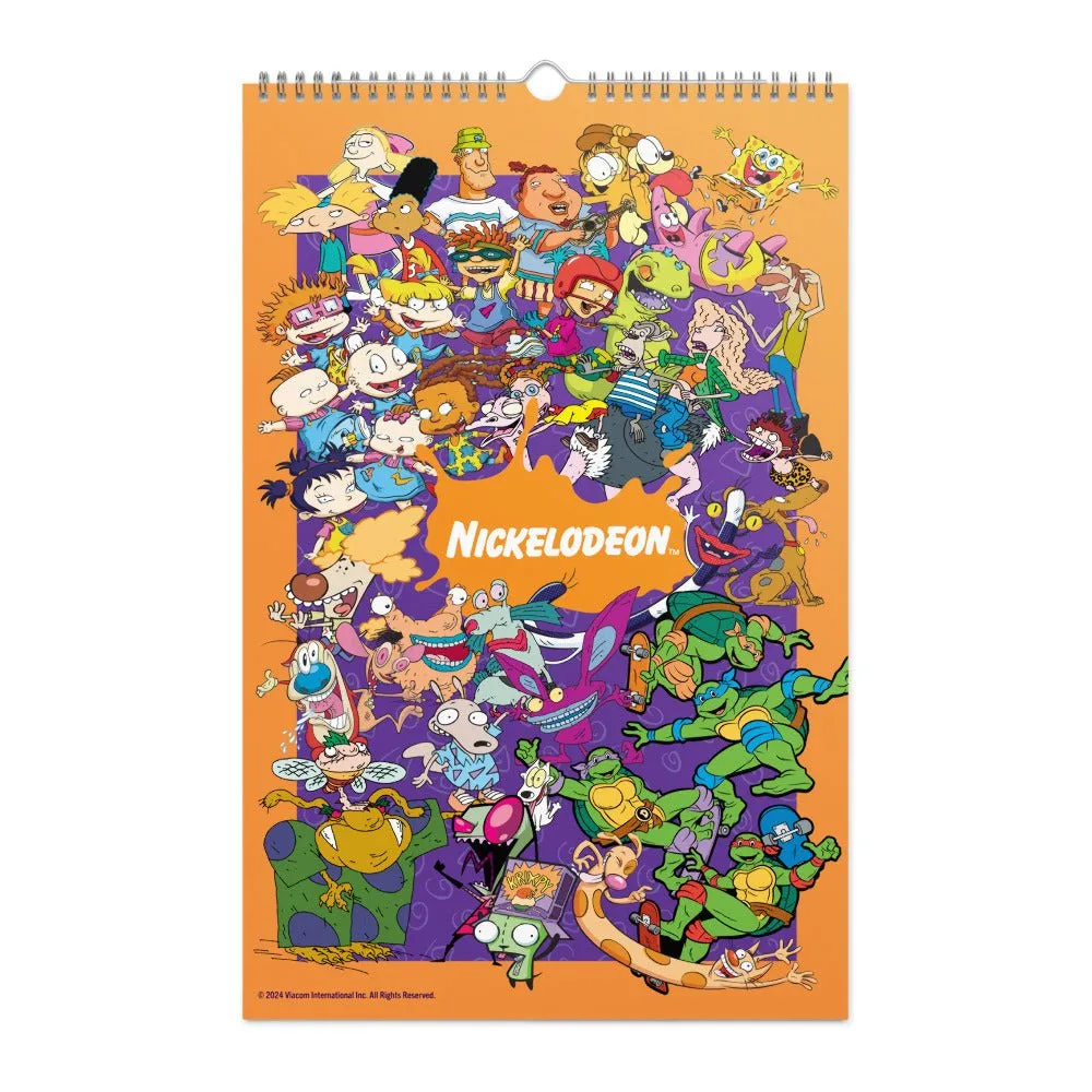 Nicktoons 2025 Wall Calendar