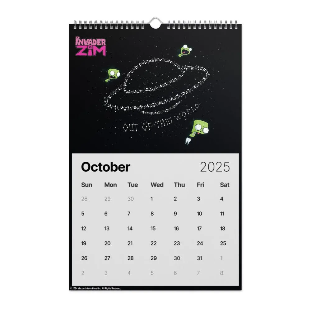 Nicktoons 2025 Wall Calendar