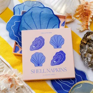 Shell Cocktail Napkins (Set of 4)